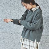 CVC裏起毛クルーネックスウェット | coen OUTLET | 詳細画像2