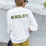 WHITE | KELTY(ケルティ)別注ロゴ裏毛スウェットプルオーバー(WEB限定カラー) | coen【women】