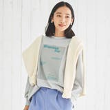 スクエアロゴプリントロングスリーブTシャツ | coen OUTLET | 詳細画像1 