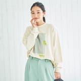 スクエアロゴプリントロングスリーブTシャツ | coen OUTLET | 詳細画像7 