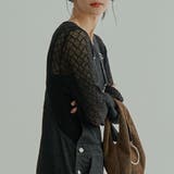 シアーレースロングスリーブプルオーバー | coen【women】 | 詳細画像17