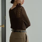 シアーレースロングスリーブプルオーバー | coen【women】 | 詳細画像26