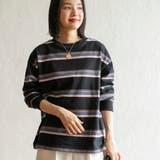 ヴィンテージライクボーダーロングスリーブTシャツ | coen【women】 | 詳細画像11