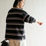 ヴィンテージライクボーダーロングスリーブTシャツ | coen【women】 | 詳細画像13