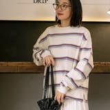 ヴィンテージライクボーダーロングスリーブTシャツ | coen【women】 | 詳細画像15