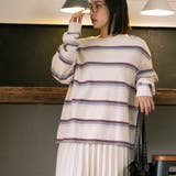 ヴィンテージライクボーダーロングスリーブTシャツ | coen【women】 | 詳細画像17