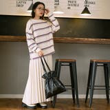 ヴィンテージライクボーダーロングスリーブTシャツ | coen【women】 | 詳細画像21