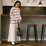 ヴィンテージライクボーダーロングスリーブTシャツ | coen【women】 | 詳細画像22