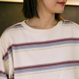 ヴィンテージライクボーダーロングスリーブTシャツ | coen【women】 | 詳細画像29