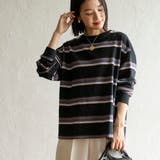 ヴィンテージライクボーダーロングスリーブTシャツ | coen【women】 | 詳細画像4
