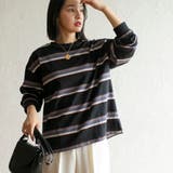 ヴィンテージライクボーダーロングスリーブTシャツ | coen【women】 | 詳細画像5