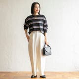 ヴィンテージライクボーダーロングスリーブTシャツ | coen【women】 | 詳細画像6