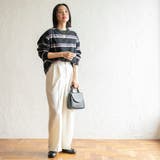 ヴィンテージライクボーダーロングスリーブTシャツ | coen【women】 | 詳細画像7