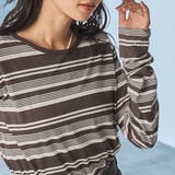 レトロマルチボーダーロングスリーブTシャツ | coen【women】 | 詳細画像14