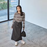 レトロマルチボーダーロングスリーブTシャツ | coen【women】 | 詳細画像18