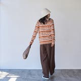レトロマルチボーダーロングスリーブTシャツ | coen【women】 | 詳細画像7