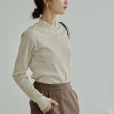 NATURAL | メローリブタートルネックロンT(WEB限定カラー) | coen【women】