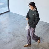 【WEB限定】USAコットン裏毛ベア刺繍スウェット | coen【women】 | 詳細画像18