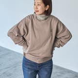 BEIGE | 【WEB限定】USAコットン裏毛ベア刺繍スウェット | coen【women】