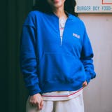 COBALT | POLO BCS(ポロ・ビーシーエス)別注ハーフジップ裏毛スウェット | coen【women】