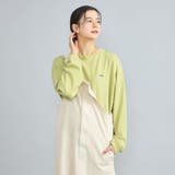 USAコットン天竺チビロゴ刺繍ロングスリーブTシャツ | coen【women】 | 詳細画像17