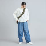 USAコットン天竺チビロゴ刺繍ロングスリーブTシャツ | coen【women】 | 詳細画像7