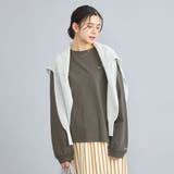 USAコットン天竺チビロゴ刺繍ロングスリーブTシャツ | coen【women】 | 詳細画像9