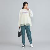 チュールキャミ付きロックTシャツ | coen【women】 | 詳細画像15 