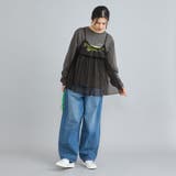 チュールキャミ付きロックTシャツ | coen【women】 | 詳細画像21 