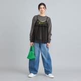 チュールキャミ付きロックTシャツ | coen【women】 | 詳細画像22 