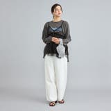 チュールキャミ付きロックTシャツ | coen【women】 | 詳細画像6 