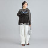 チュールキャミ付きロックTシャツ | coen【women】 | 詳細画像8 