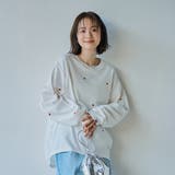 SunnySports別注ハートチビ刺繍ロングスリーブTシャツ | coen【women】 | 詳細画像2