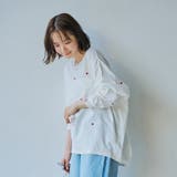 SunnySports別注ハートチビ刺繍ロングスリーブTシャツ | coen【women】 | 詳細画像3