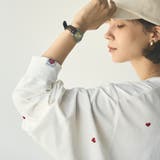 SunnySports別注ハートチビ刺繍ロングスリーブTシャツ | coen【women】 | 詳細画像8