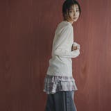 シアーベロアロングスリーブTシャツ | coen【women】 | 詳細画像12