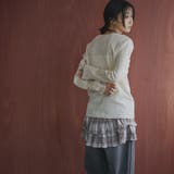 シアーベロアロングスリーブTシャツ | coen【women】 | 詳細画像13