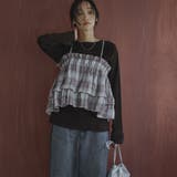 シアーベロアロングスリーブTシャツ | coen【women】 | 詳細画像2