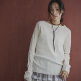 OFF WHITE | シアーベロアロングスリーブTシャツ | coen【women】