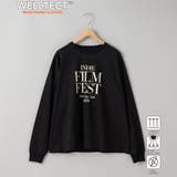 BLACK | 【WELLTECT】天竺ロゴプリントロングスリーブTシャツ | coen【women】