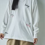 PENNEYS(ぺニーズ)別注ランダム刺繍ロングスリーブTシャツ | coen【women】 | 詳細画像17