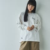PENNEYS(ぺニーズ)別注ランダム刺繍ロングスリーブTシャツ | coen【women】 | 詳細画像2