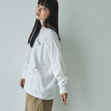 PENNEYS(ぺニーズ)別注ランダム刺繍ロングスリーブTシャツ | coen【women】 | 詳細画像3