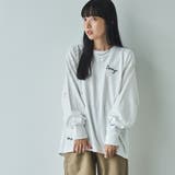PENNEYS(ぺニーズ)別注ランダム刺繍ロングスリーブTシャツ | coen【women】 | 詳細画像4