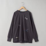 DK.GRAY | PENNEYS(ぺニーズ)別注ランダム刺繍ロングスリーブTシャツ | coen【women】