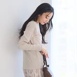 メロー袖 クルーネック ロングスリーブTシャツ | coen【women】 | 詳細画像16