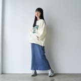 ロゴプリントカンガルーポケット裏毛スウェット | coen【women】 | 詳細画像11 