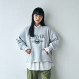 ロゴプリントカンガルーポケット裏毛スウェット | coen【women】 | 詳細画像18 