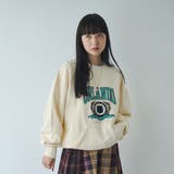 ロゴプリントカンガルーポケット裏毛スウェット | coen【women】 | 詳細画像2 