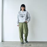 ロゴプリントカンガルーポケット裏毛スウェット | coen【women】 | 詳細画像22 